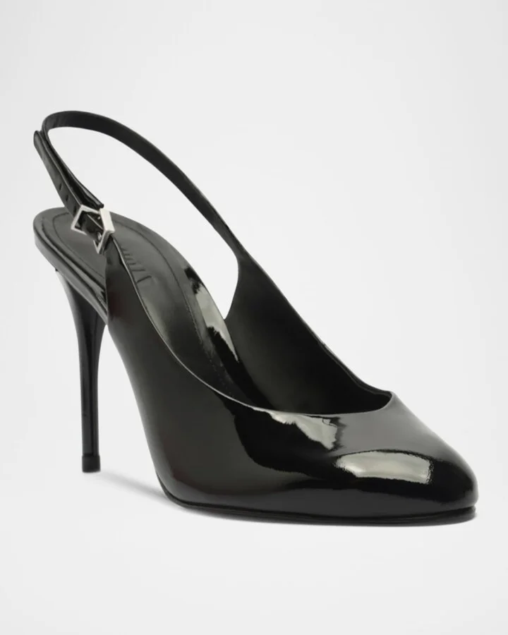 Geraldine Patent Slingback Pumps - Image 5