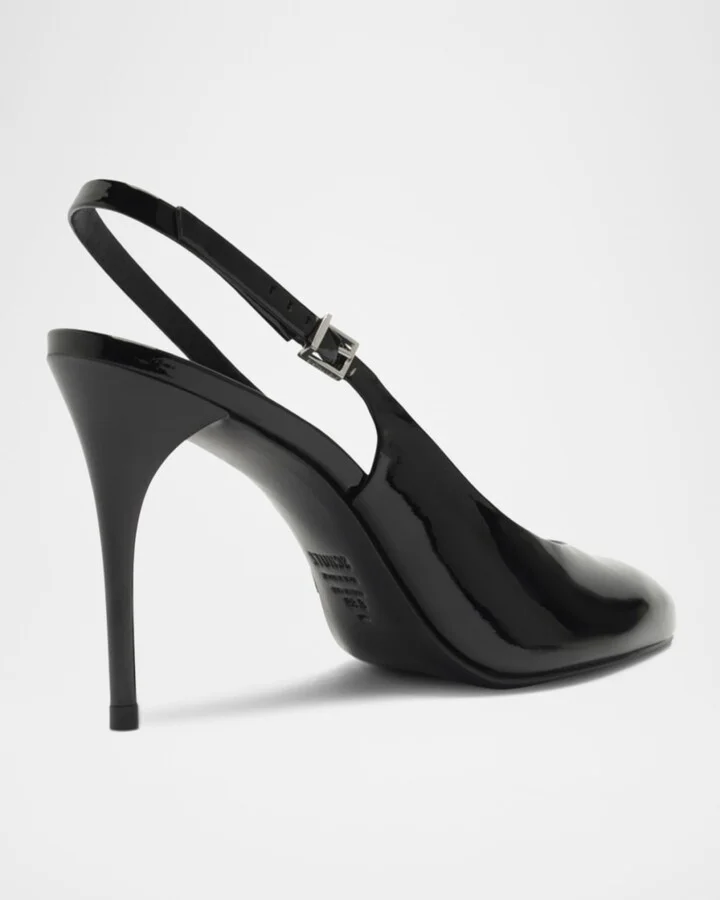 Geraldine Patent Slingback Pumps - Image 7
