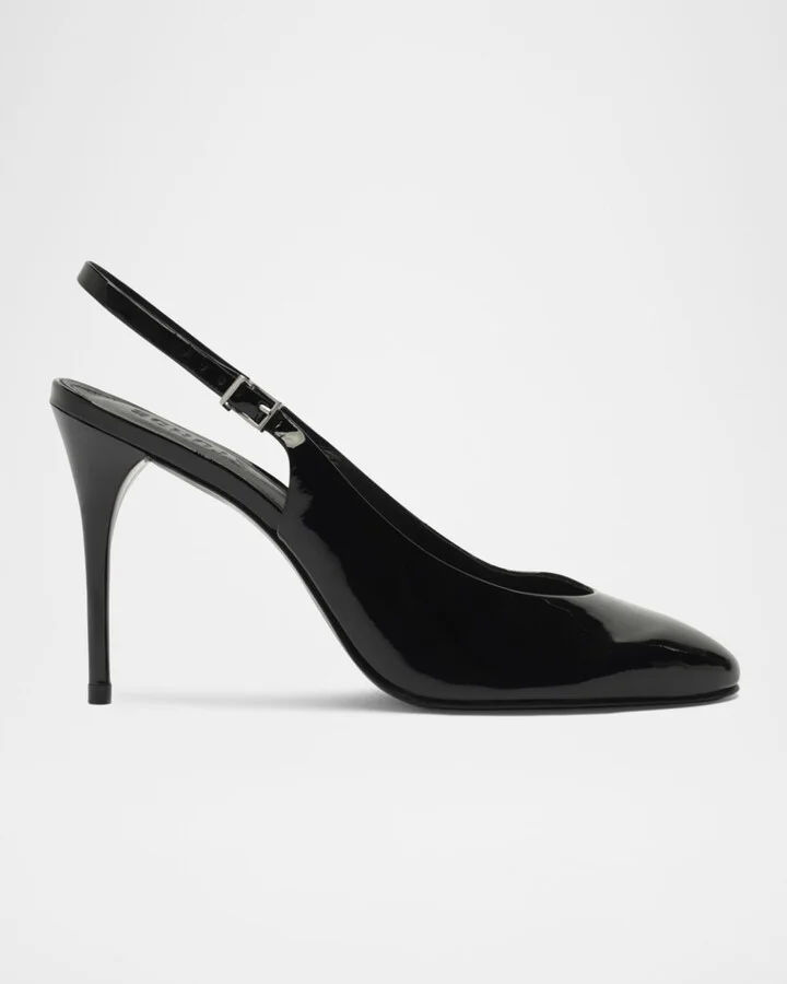 Geraldine Patent Slingback Pumps