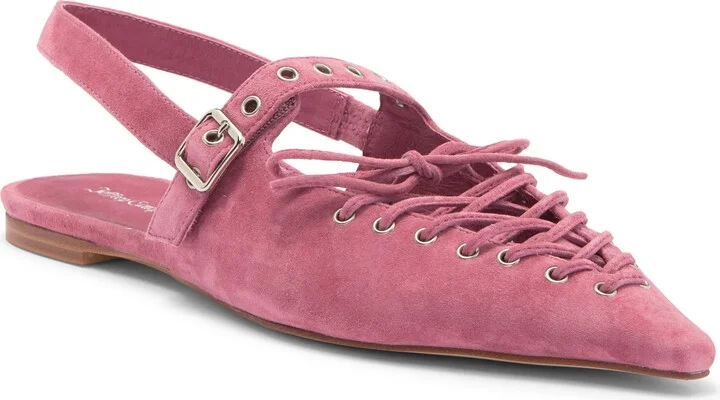Geralt Pointed Toe Slingback Flat