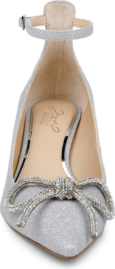 Geranium Pointed Toe Kitten Heel Pump - Image 4