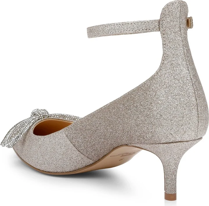 Geranium Pointed Toe Kitten Heel Pump - Image 9