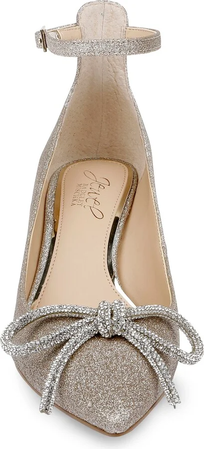 Geranium Pointed Toe Kitten Heel Pump - Image 11
