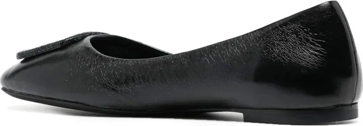 Gerogia Pavé leather ballerina shoes - Image 3