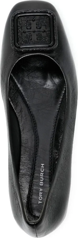 Gerogia Pavé leather ballerina shoes - Image 4