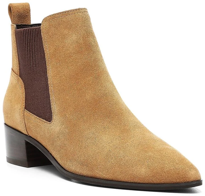 Gerri Leather & Suede Bootie
