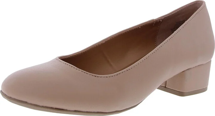 GERRIEE Womens Comfort Insole Manmade Block Heels