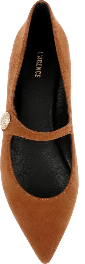 Gersende Mary Jane Pointed Toe Flat - Image 5