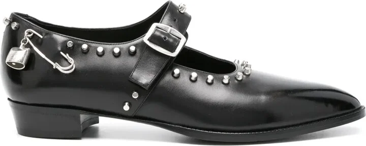 Gerwin studded leather loafers