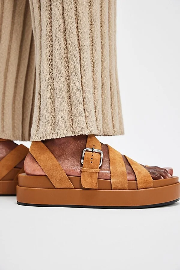 Getaway Footbed Suede Sandals - Image 2