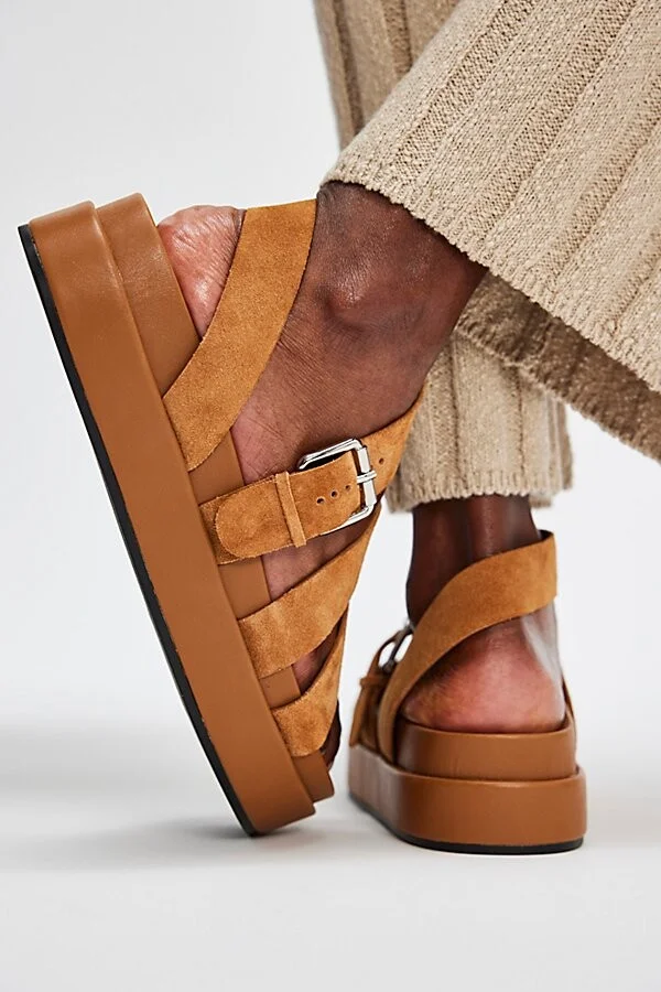 Getaway Footbed Suede Sandals - Image 4