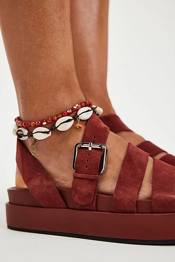 Getaway Footbed Suede Sandals - Image 2