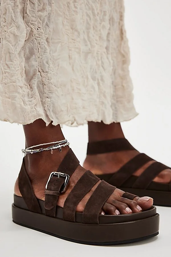 Getaway Footbed Suede Sandals - Image 3