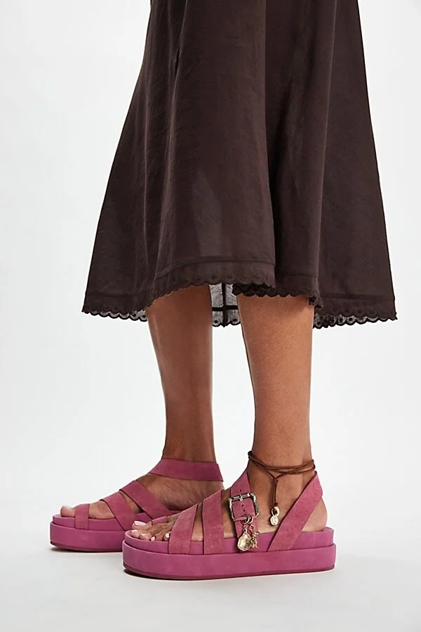 Getaway Footbed Suede Sandals