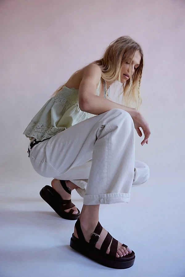 Getaway Footbed Suede Sandals