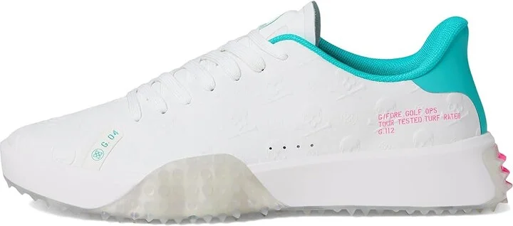 GFORE G.112 Embossed Skull and Tees Golf Shoes Men's Golf Shoes Snow/Siren : 9 M, Leather - Image 6