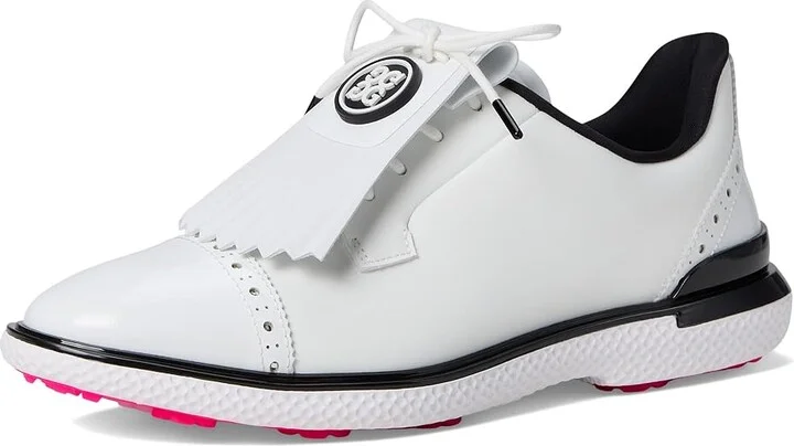 GFORE Gallivan2r Brogue Cap Toe Golf Shoess Women's Golf Shoes Snow/Onyx : 5 M, Synthetic - Image 5