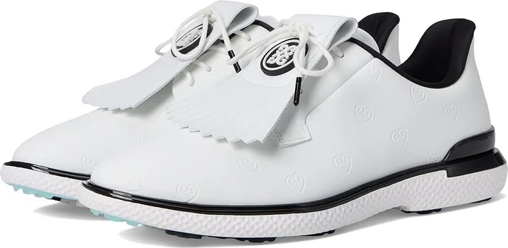 GFORE Gallivan2r Debossed Heart G's Golf Shoes Women's Golf Shoes Snow/Onyx : 5 M, Synthetic