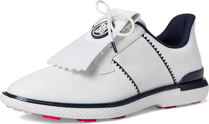 GFORE Gallivan2r Saddle Stripe Golf Shoes Women's Golf Shoes Snow/Twilight : 6 M, Synthetic - Image 5