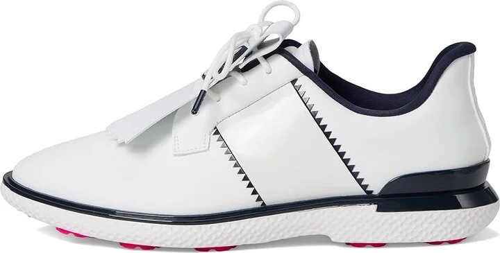 GFORE Gallivan2r Saddle Stripe Golf Shoes Women's Golf Shoes Snow/Twilight : 6 M, Synthetic - Image 6