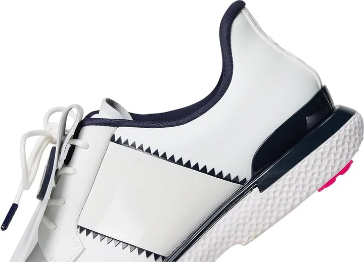 GFORE Gallivan2r Saddle Stripe Golf Shoes Women's Golf Shoes Snow/Twilight : 6 M, Synthetic - Image 7