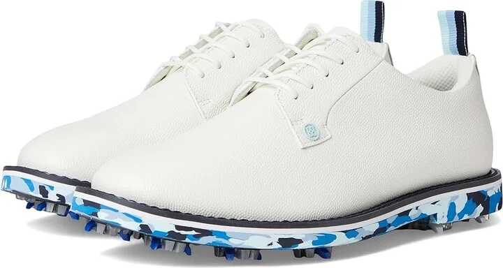 GFORE Gallivanter G/Lock Leather Camo Golf Shoes Men's Golf Shoes Snow : 8.5 M