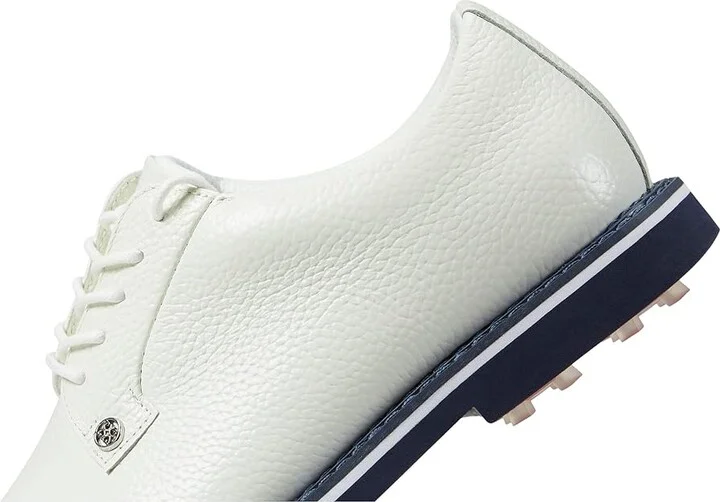 GFORE Men's Collection Gallivanter Golf Shoes Men's Shoes Snow/Twilight 1 : 9.5 M, Leather - Image 4