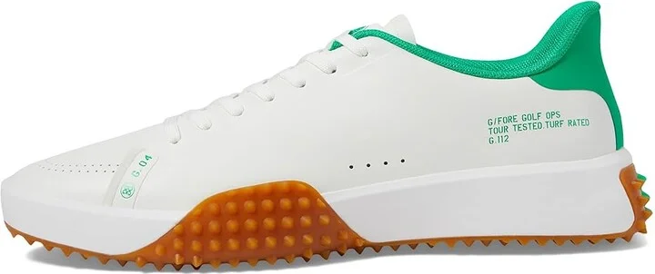 GFORE Men's G.112 P.U. Leather Golf Shoes Men's Shoes Snow/Toast : 7 M, Leather/Rubber - Image 5
