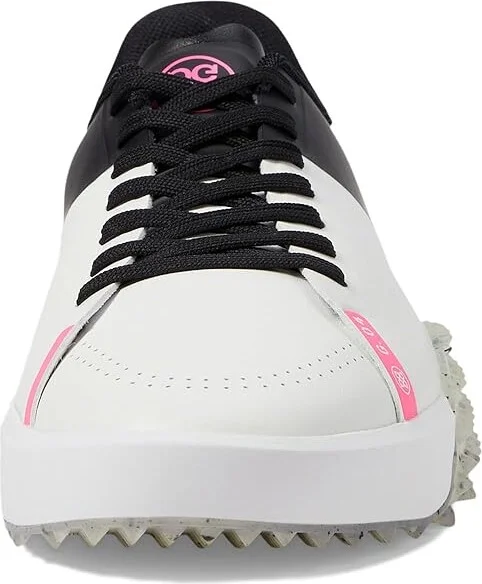 GFORE Men's G.112 P.U. Leather Stippled Golf Shoes Men's Shoes Snow/Onyx : 7 M, Leather/Rubber - Image 5