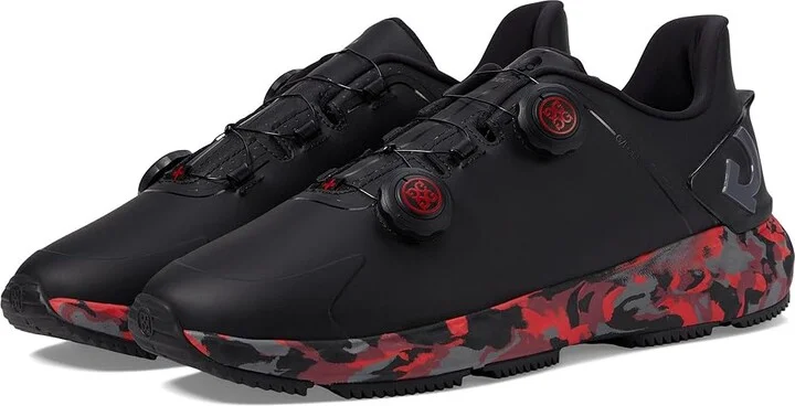GFORE Men's G/Drive Perforated T.P.U. Camo Golf Shoes Men's Shoes Onyx : 8 M, Synthetic