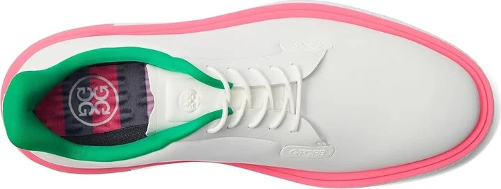 GFORE Men's Gallivan2r Golf Shoes Men's Shoes Snow/Knockout Pink : 7.5 M, Synthetic - Image 2