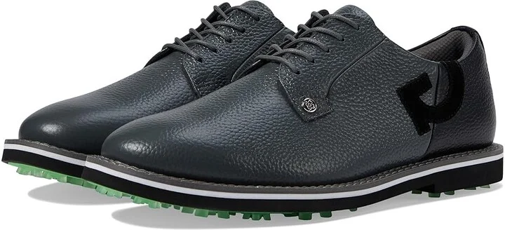 GFORE Men's Gallivanter Pebble Leather Two Tone Golf Shoes Men's Shoes Charcoal : 7 M, Leather/Suede