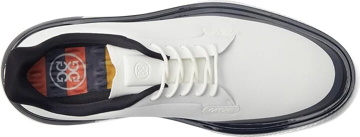GFORE Men's Gallivanter T.P.U. Tuxedo Golf Shoes Men's Golf Shoes Snow/Onyx : 8 M, Synthetic - Image 2