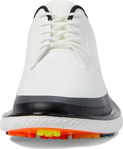 GFORE Men's Gallivanter T.P.U. Tuxedo Golf Shoes Men's Golf Shoes Snow/Onyx : 8 M, Synthetic - Image 3