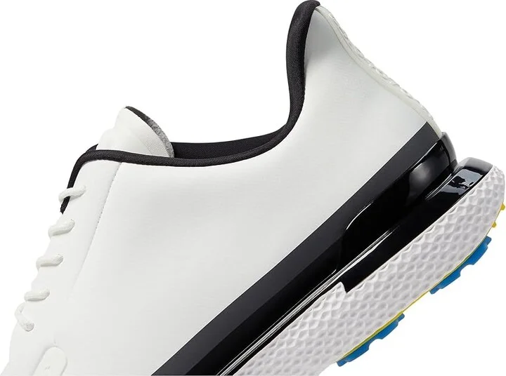 GFORE Men's Gallivanter T.P.U. Tuxedo Golf Shoes Men's Golf Shoes Snow/Onyx : 8 M, Synthetic - Image 4