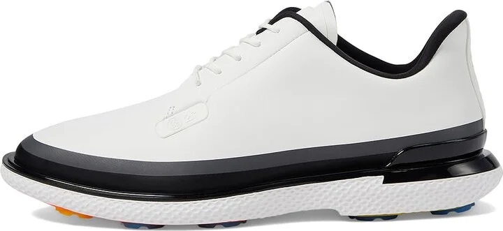 GFORE Men's Gallivanter T.P.U. Tuxedo Golf Shoes Men's Golf Shoes Snow/Onyx : 8 M, Synthetic - Image 5