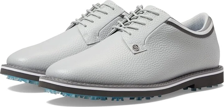 GFORE Men's Grosgrain Stripe Gallivanter Golf Shoes Men's Shoes Nimbus : 7.5 M, Leather