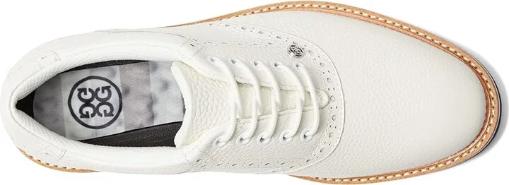 GFORE Men's Saddle Gallivanter Golf Shoes Men's Shoes Snow/Twilight : 7 M, Leather - Image 2