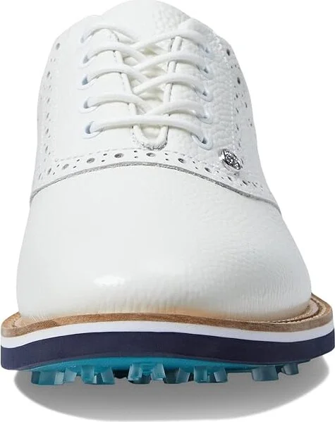 GFORE Men's Saddle Gallivanter Golf Shoes Men's Shoes Snow/Twilight : 7 M, Leather - Image 3