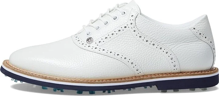 GFORE Men's Saddle Gallivanter Golf Shoes Men's Shoes Snow/Twilight : 7 M, Leather - Image 5