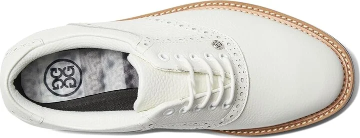 GFORE Men's Tonal Saddle Gallivanter Golf Shoes Men's Shoes Snow/Twilight : 7 M, Leather - Image 2