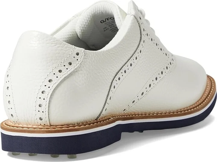 GFORE Men's Tonal Saddle Gallivanter Golf Shoes Men's Shoes Snow/Twilight : 7 M, Leather - Image 4