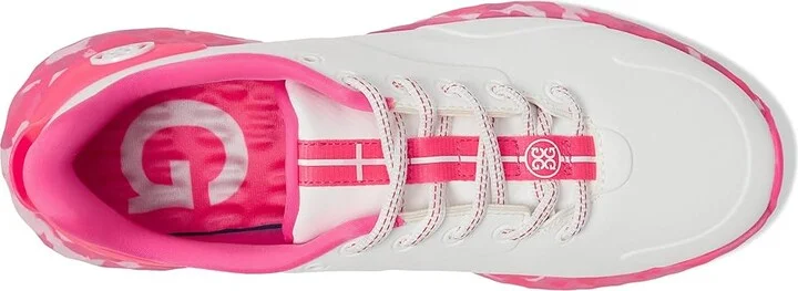 GFORE Mg4+ Camo Sole Golf Shoes Women's Golf Shoes Snow/Knockout Pink : 5.5 M, Synthetic - Image 2