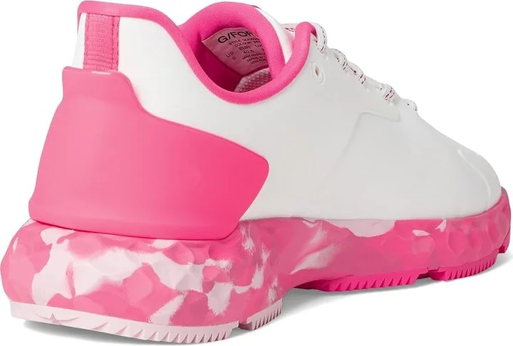GFORE Mg4+ Camo Sole Golf Shoes Women's Golf Shoes Snow/Knockout Pink : 5.5 M, Synthetic - Image 4