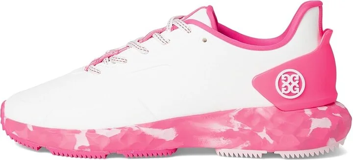 GFORE Mg4+ Camo Sole Golf Shoes Women's Golf Shoes Snow/Knockout Pink : 5.5 M, Synthetic - Image 6