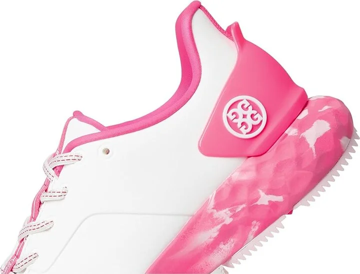 GFORE Mg4+ Camo Sole Golf Shoes Women's Golf Shoes Snow/Knockout Pink : 5.5 M, Synthetic - Image 7