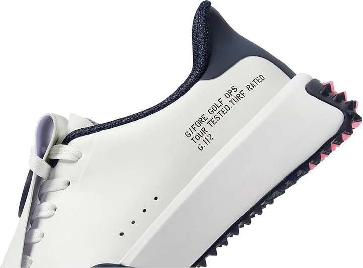 GFORE Women's G.112 P.U. Leather Kiltie Golf Shoes Women's Shoes Snow/Twilight : 5.5 M - Image 4