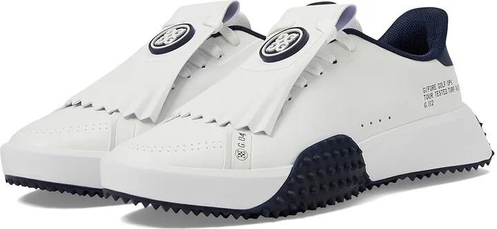 GFORE Women's G.112 P.U. Leather Kiltie Golf Shoes Women's Shoes Snow/Twilight : 5.5 M