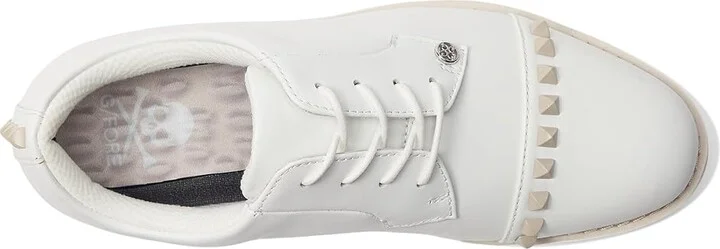 GFORE Women's Gallivanter Pebble Leather Stud Cap Toe Golf Shoes Women's Shoes Stone : 5.5 M - Image 2