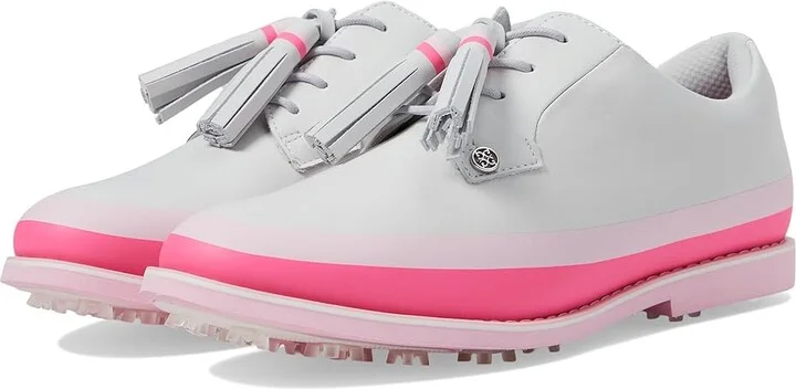 GFORE Women's Gallivanter Pebble Leather Tassel Tuxedo Golf Shoes Women's Shoes Nimbus : 5.5 M